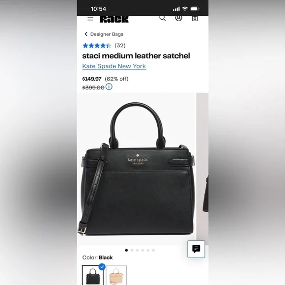 Kate Spade Black Leather Purse - Picture 7 of 7